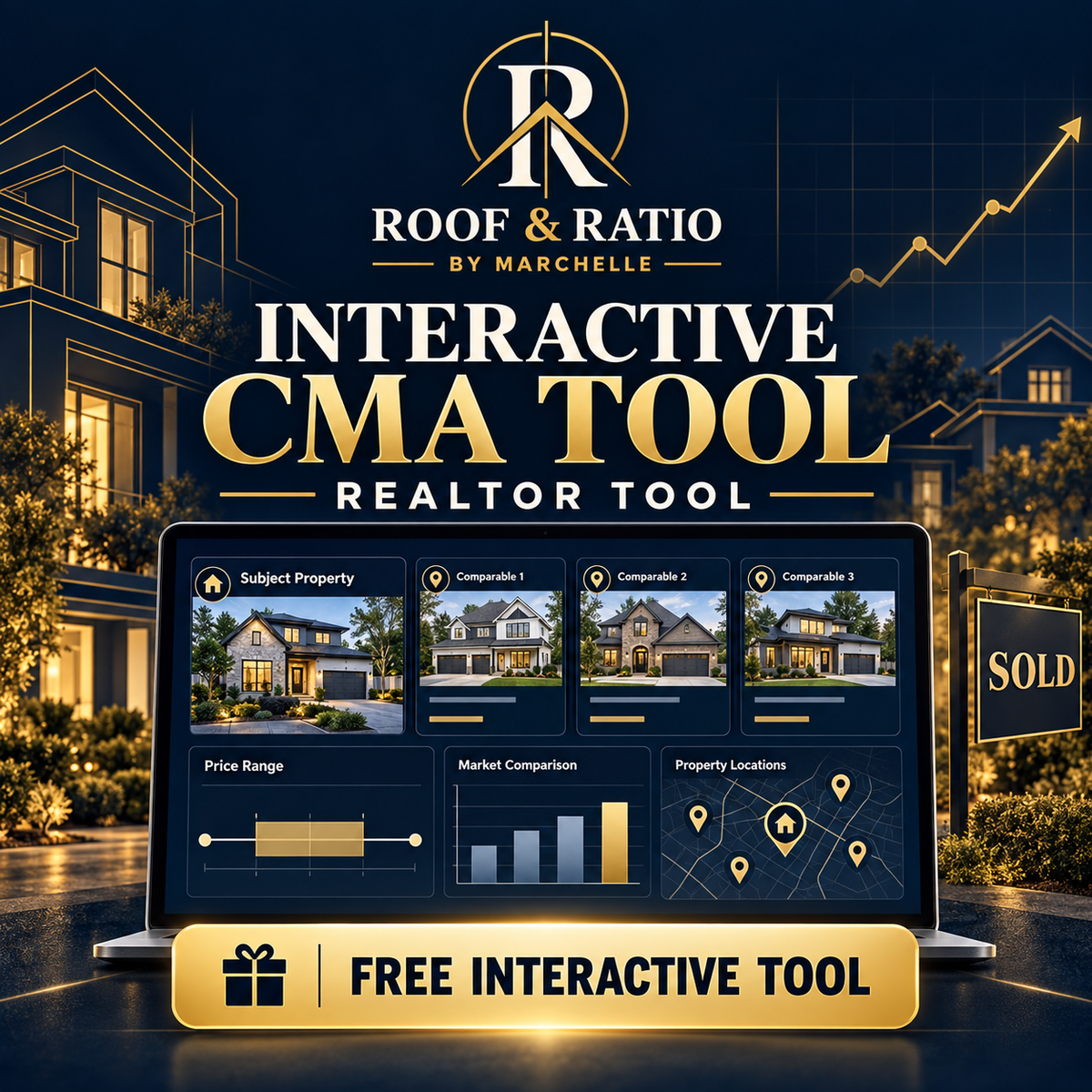 Free Roof & Ratio Interactive CMA Tool for real estate agents