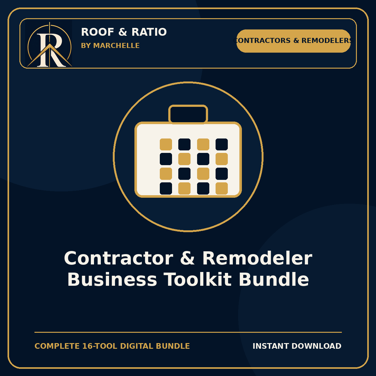 Roof & Ratio Contractor & Remodeler Business Toolkit Bundle