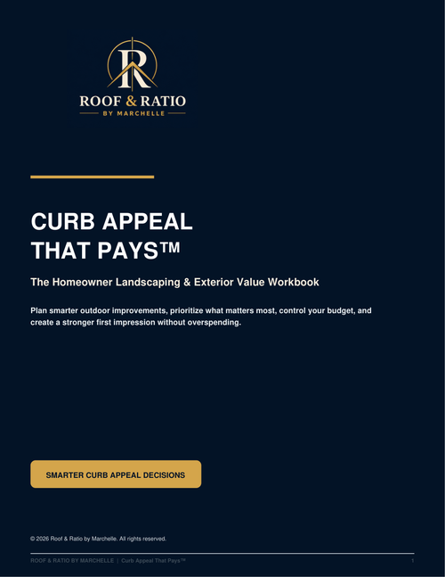 Roof & Ratio Curb Appeal That Pays workbook and eBook