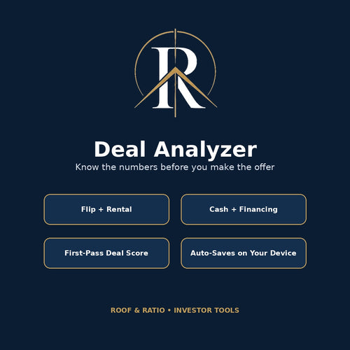 Roof & Ratio Deal Analyzer