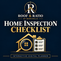 Roof & Ratio Home Inspection Checklist interactive digital planner