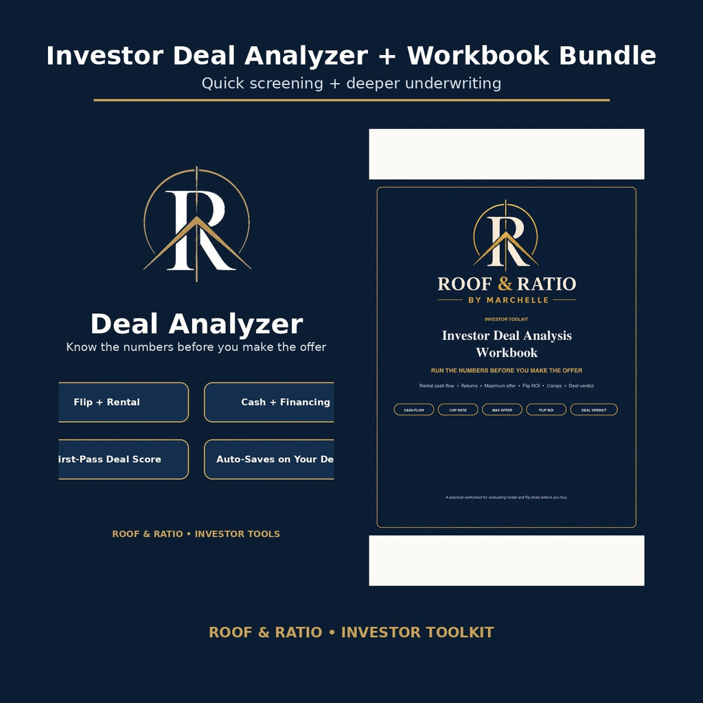 Roof & Ratio Investor Toolkit Bundle