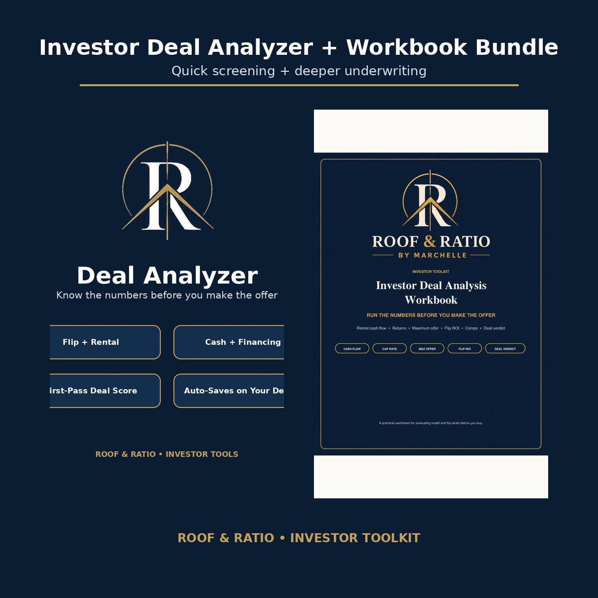 Roof & Ratio Investor Toolkit Bundle