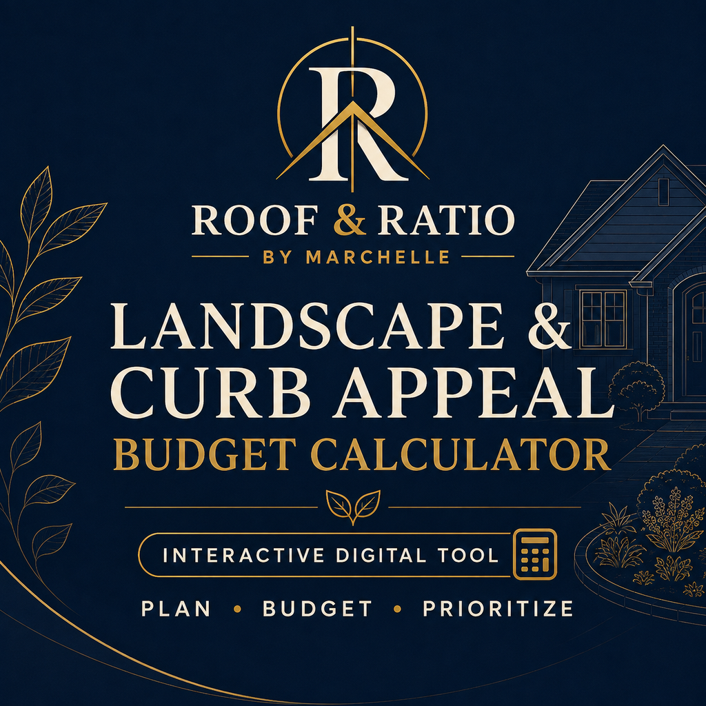 Roof & Ratio Landscape & Curb Appeal Budget Calculator