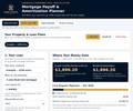 Roof & Ratio Mortgage Payoff & Amortization Planner — paid calculator preview
