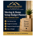 Roof & Ratio Moving and Home Setup Budget Planner for Homebuyers