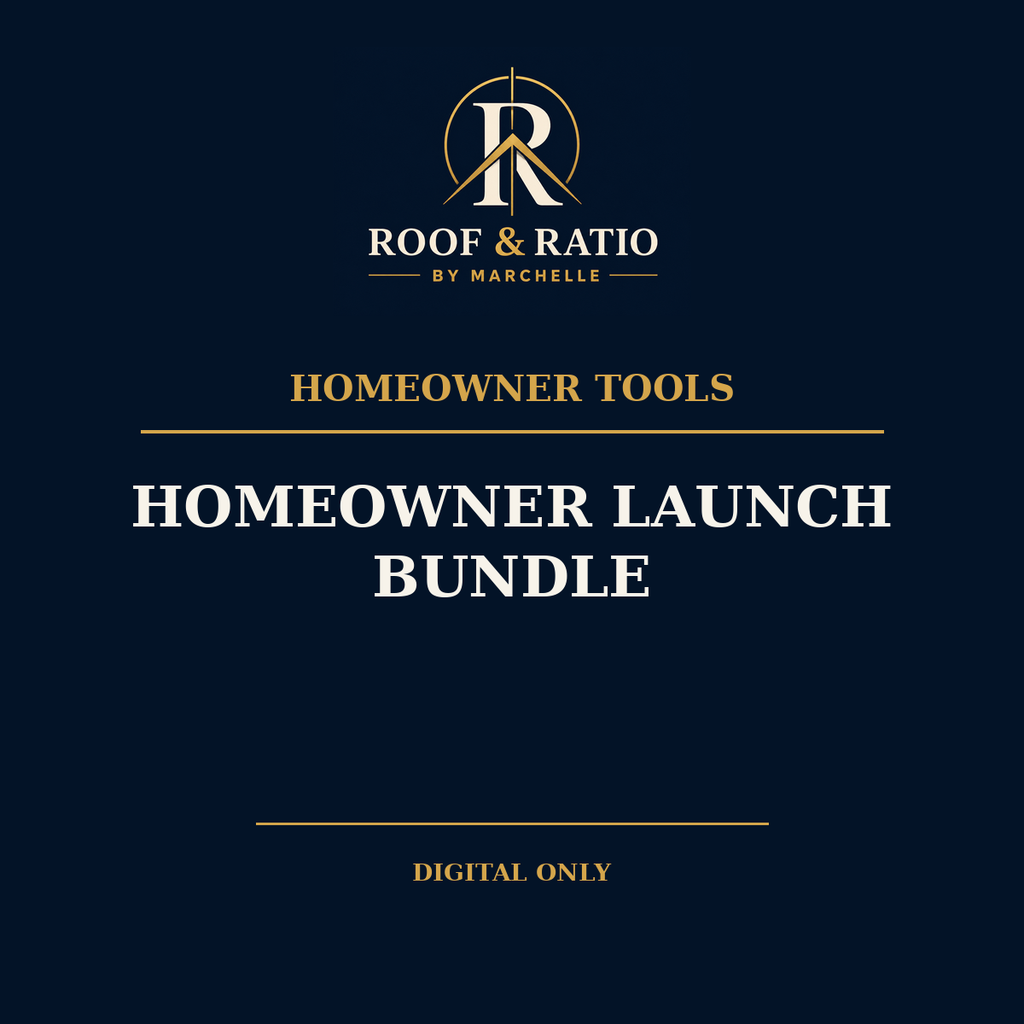 Roof & Ratio Homeowner Launch Bundle