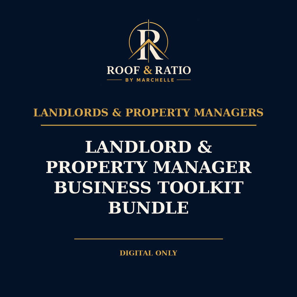 Roof & Ratio Landlord & Property Manager Business Toolkit Bundle