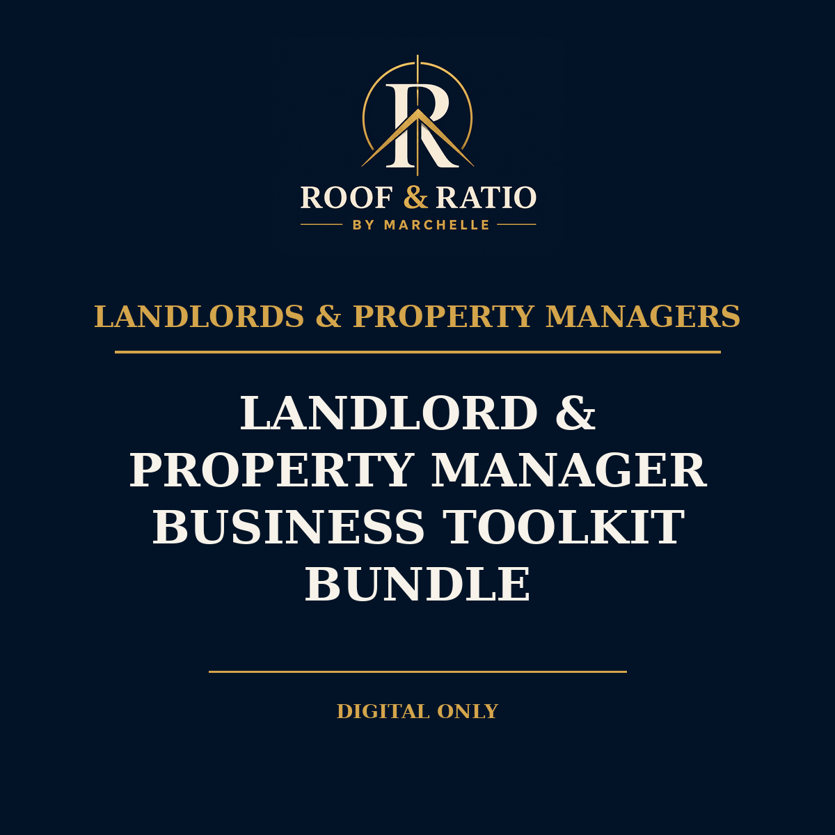 Roof & Ratio Landlord & Property Manager Business Toolkit Bundle
