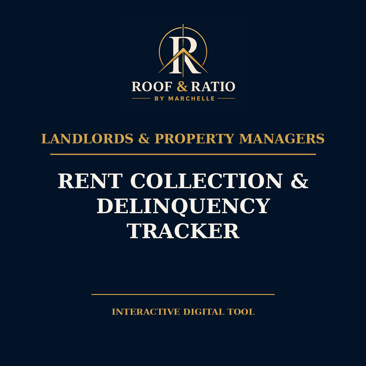 Roof & Ratio Rent Collection & Delinquency Tracker