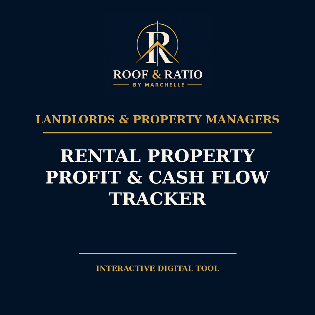 Roof & Ratio Rental Property Profit & Cash Flow Tracker